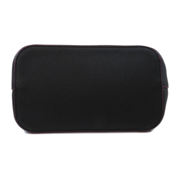 Louis Vuitton LockMe Bucket Shoulder Bag Marine Rouge Leather - Picture 4 of 9